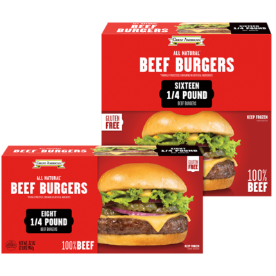 Quarter Pound Beef Burgers image